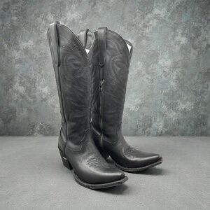 Smokeshow Jet Black boots by Lane -  7.0 - Good condition